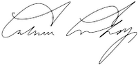 Signature of Calvin Coolidge